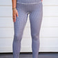 Black Gingham Print Aligned Performance High-Rise Leggings