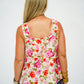 Pink Floral Tank - Southern Belle Boutique