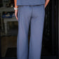 Slate Flowy Pant - Southern Belle Boutique
