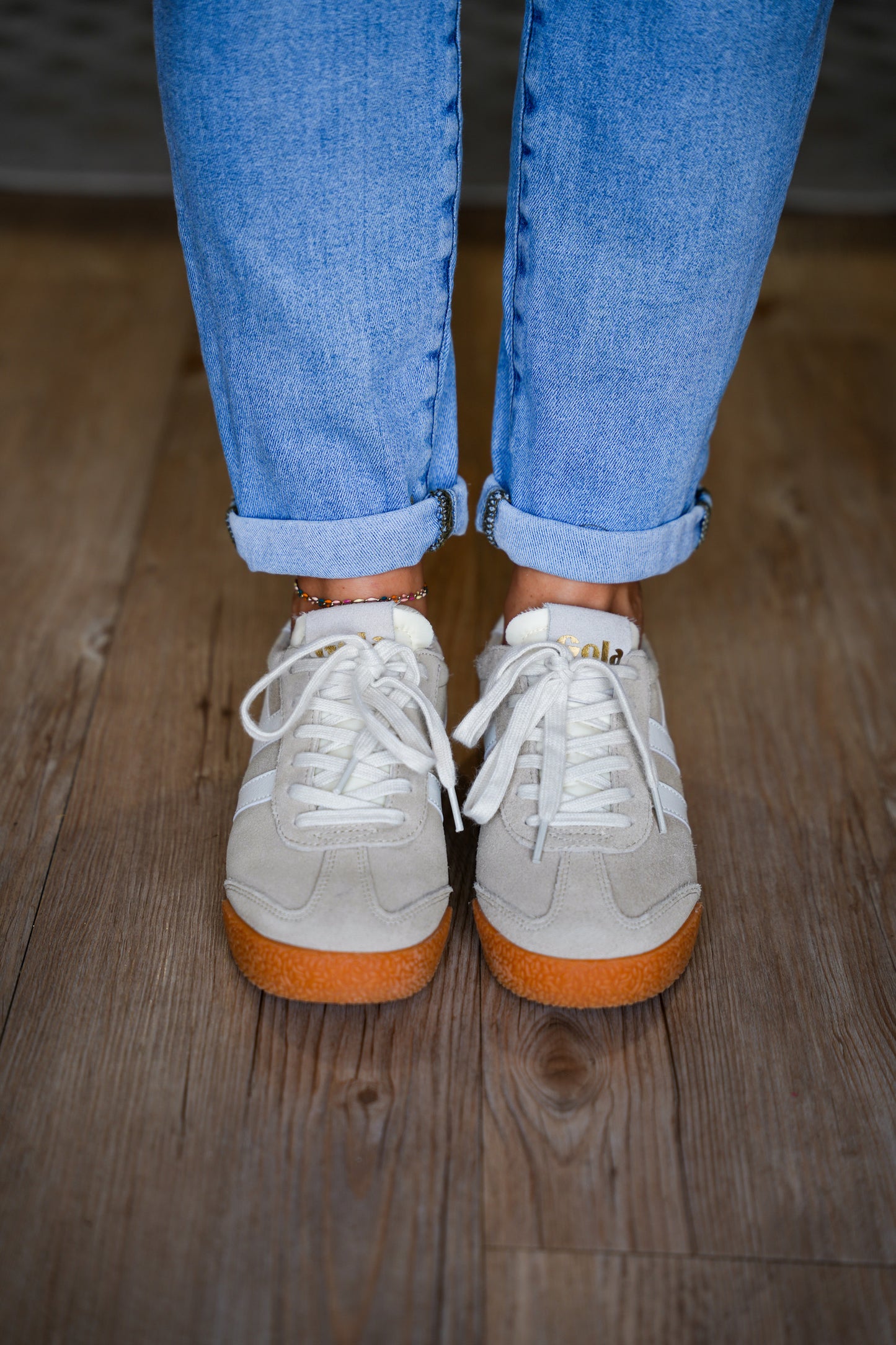Elan Trainer Bone/White Sneaker