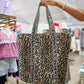 Leopard Quilted Tote Bag - Southern Belle Boutique