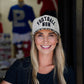 Football Mom Leopard Trucker Hat