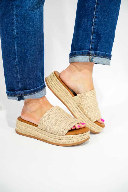 Marshlo-B Rope Espadrille Flatform Sandals - Southern Belle Boutique