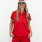 Racing Red Polo Short Set