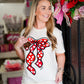 Big Heart Bow Tee