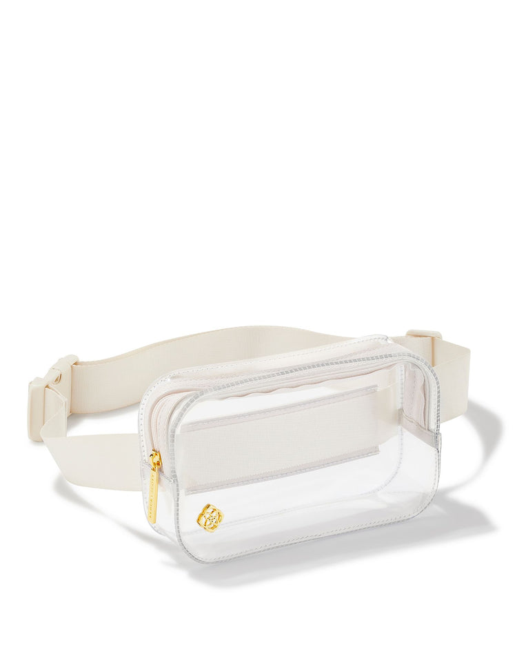 Clear Belt Bag Gold - Southern Belle Boutique