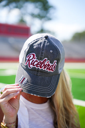Ricebird Rhinestone Cap - Southern Belle Boutique