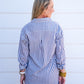 Black Striped Button Down Shirt