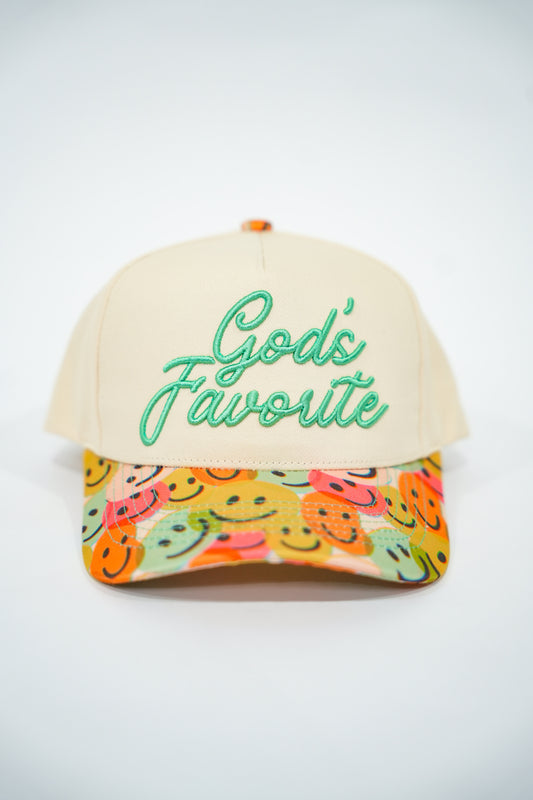 God's Favorite Smiley Trucker Hat - Southern Belle Boutique