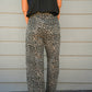 Leopard Print Barrel Pants - Southern Belle Boutique