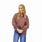 Burgundy Plaid Button Down Top - Southern Belle Boutique