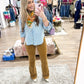 Ana High Rise Fab Flare - Camel
