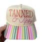 Tanned & Tipsy Canvas Cap - Southern Belle Boutique