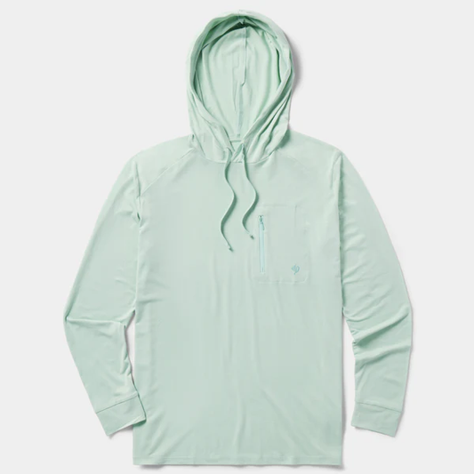 Lightweight Bamboo Hoodie - Foam Green - Southern Belle Boutique