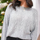 Sarai Sweater  - Silver