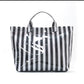 Waterproof Striped Summer Bag - - Southern Belle Boutique