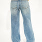 Maya High Rise Wide Leg Patch Jean - Affection - Southern Belle Boutique