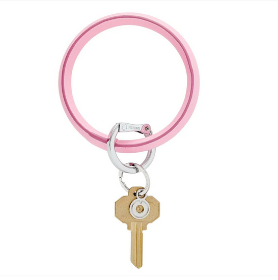 Leather Big O Key Ring - Southern Belle Boutique