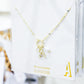 Initial Gold & Pearl Necklace - - Southern Belle Boutique