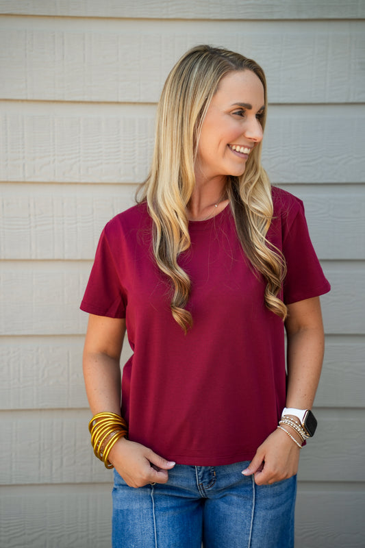 Shyama Tee - Bordeaux