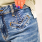 Kelsey High RIse Ankle Flare - Excitement - Southern Belle Boutique