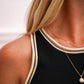 Mariah Tank - Black - Southern Belle Boutique