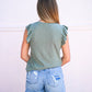 North Top - Slate Green - Southern Belle Boutique