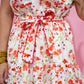 Pico Edge Trimmed Floral Dress - Southern Belle Boutique