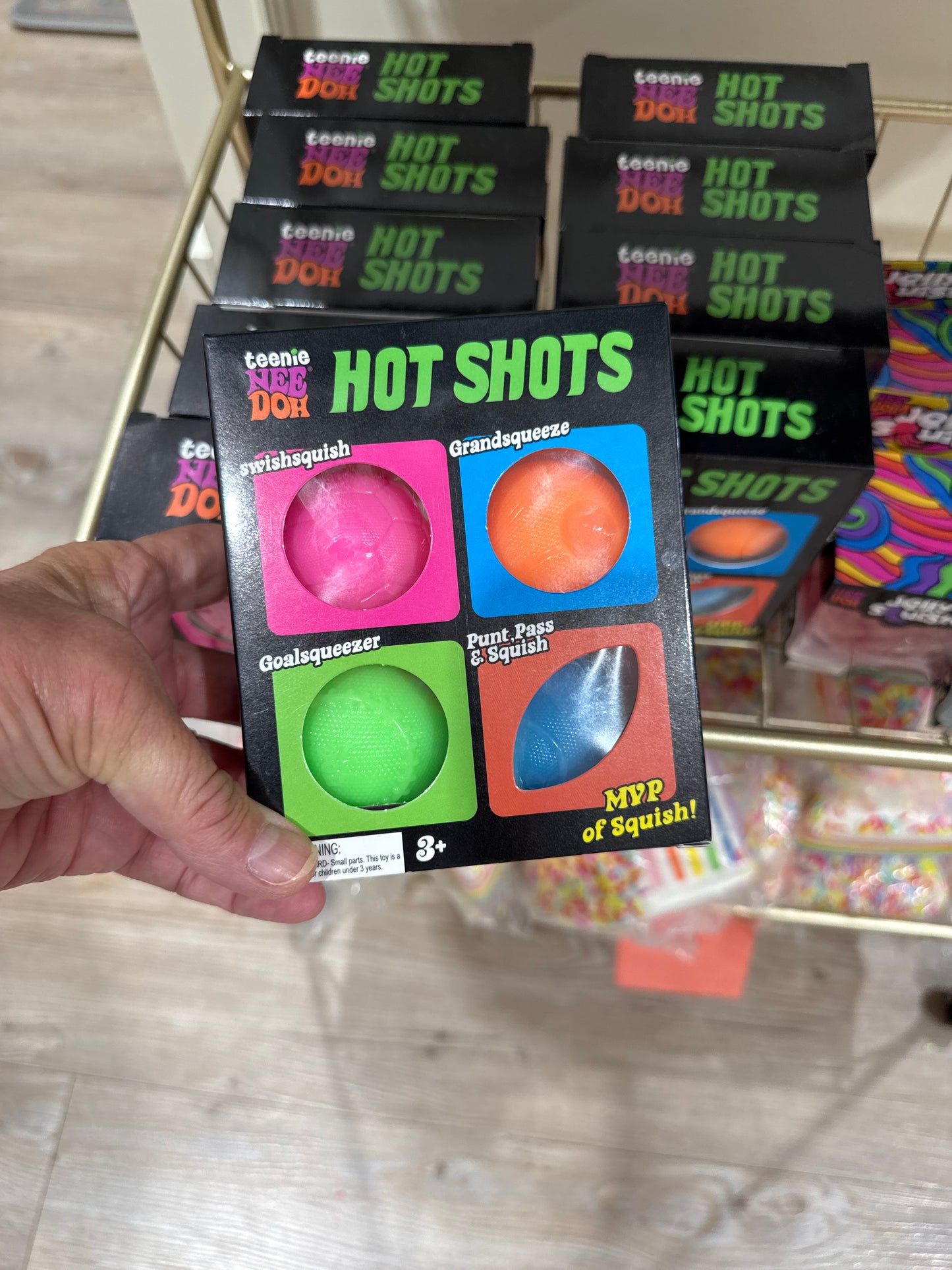 Hot Shots Mini Squishy (Sports)