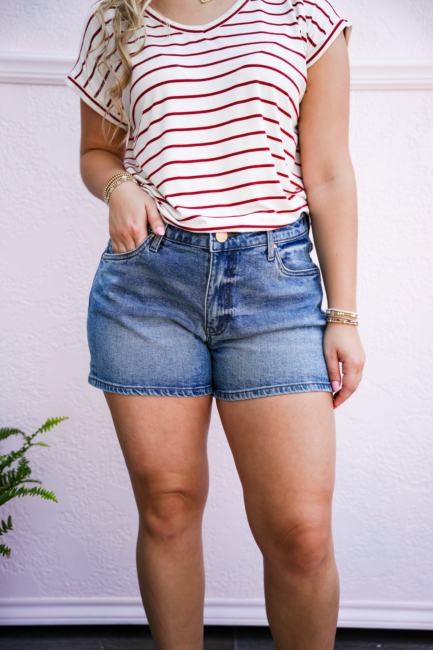 Jane High Rise Short - Distinguished - Southern Belle Boutique