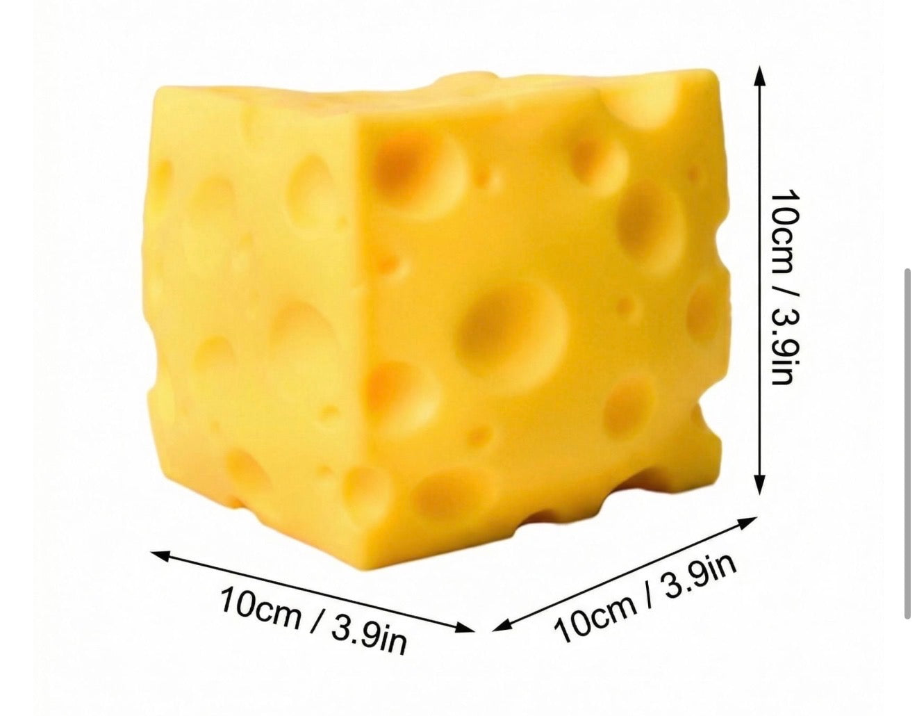 Cheese Cube Squishy - Jumbo - Southern Belle Boutique