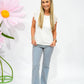 Kelsey High Rise Ankle Flare - Navy/Ivory Striped - Southern Belle Boutique