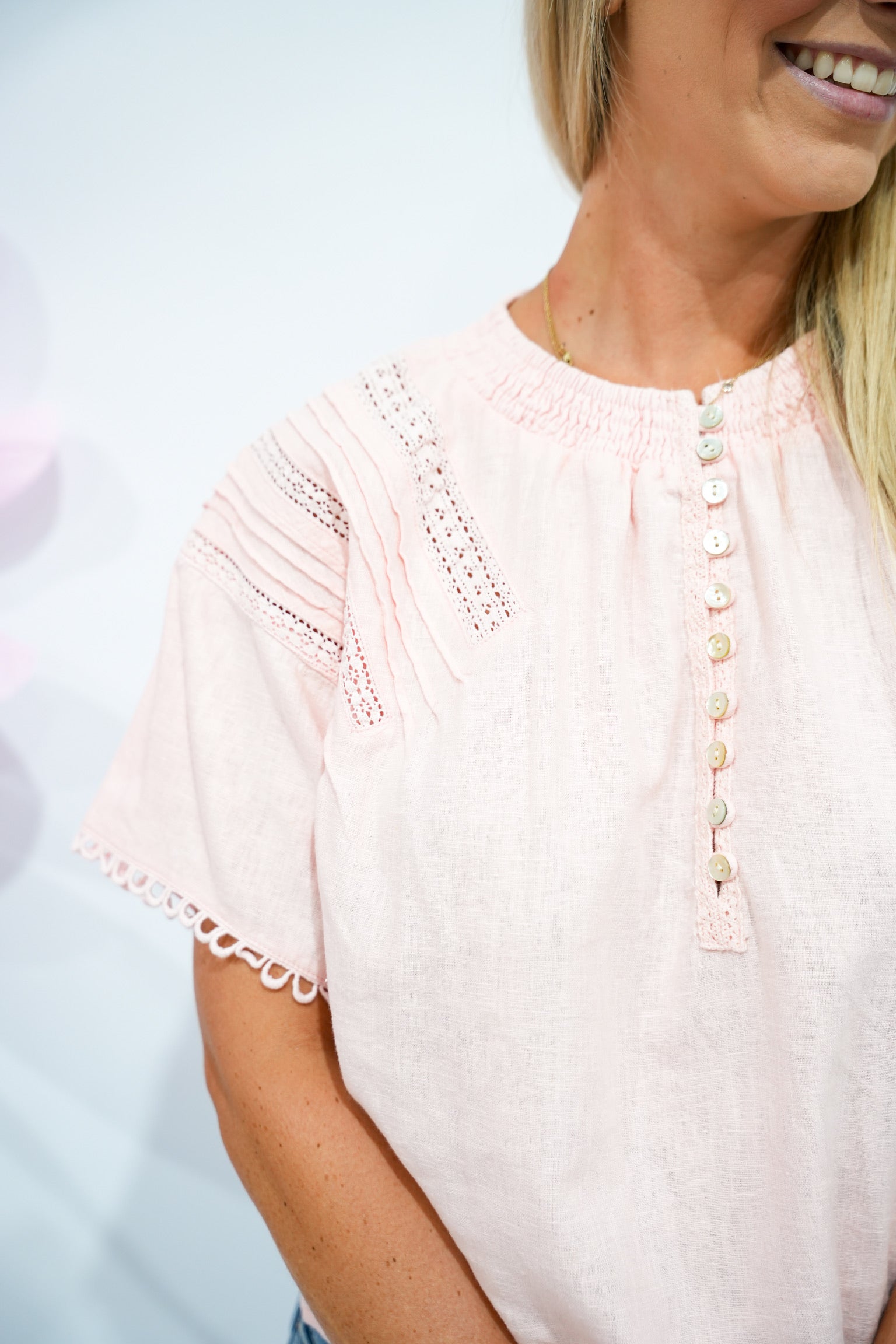 Jamil Top - Pink Mimosa - Southern Belle Boutique
