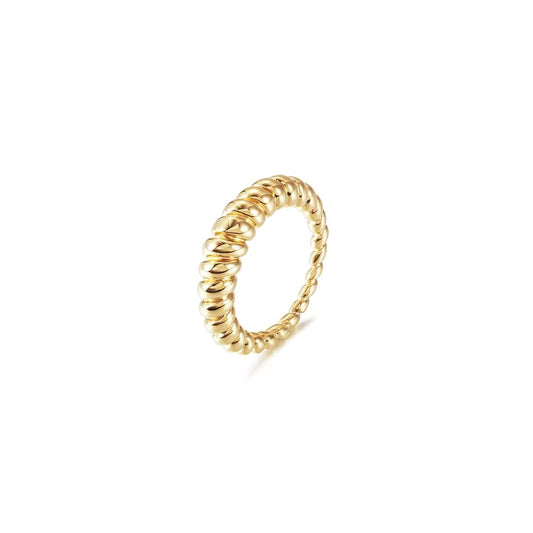 She's Spicy Rope Stacking Ring, Gold - Southern Belle Boutique