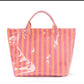 Waterproof Striped Summer Bag - - Southern Belle Boutique