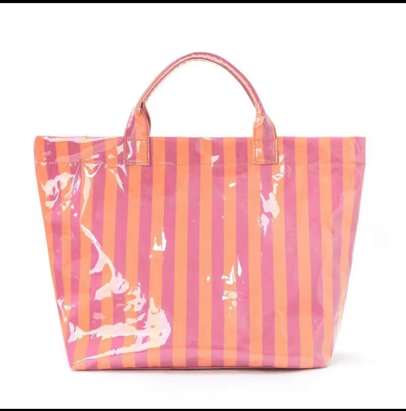 Waterproof Striped Summer Bag - - Southern Belle Boutique