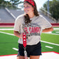 Leopard Football Laces Tee
