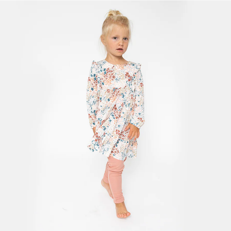 Painted Fall Ruffle Dress &amp; Leggings - Southern Belle Boutique