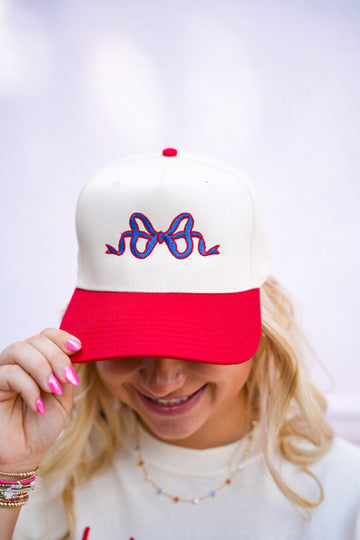 Patriotic Bow Hat - Southern Belle Boutique