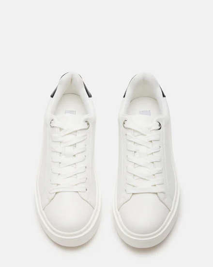 Charlie Platform Sneaker - White - Southern Belle Boutique