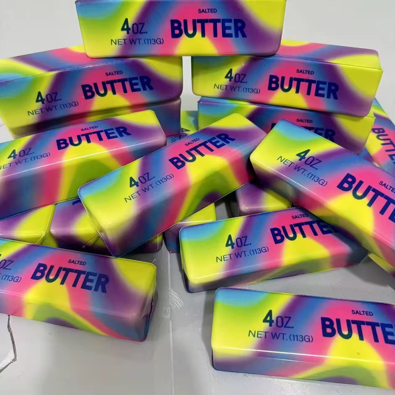 Squishy Rainbow Butter Toy - Southern Belle Boutique