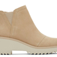 Maude Oatmeal Suede Wedge Boot - Southern Belle Boutique