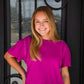 Francie Top - Radiant Orchid - Southern Belle Boutique