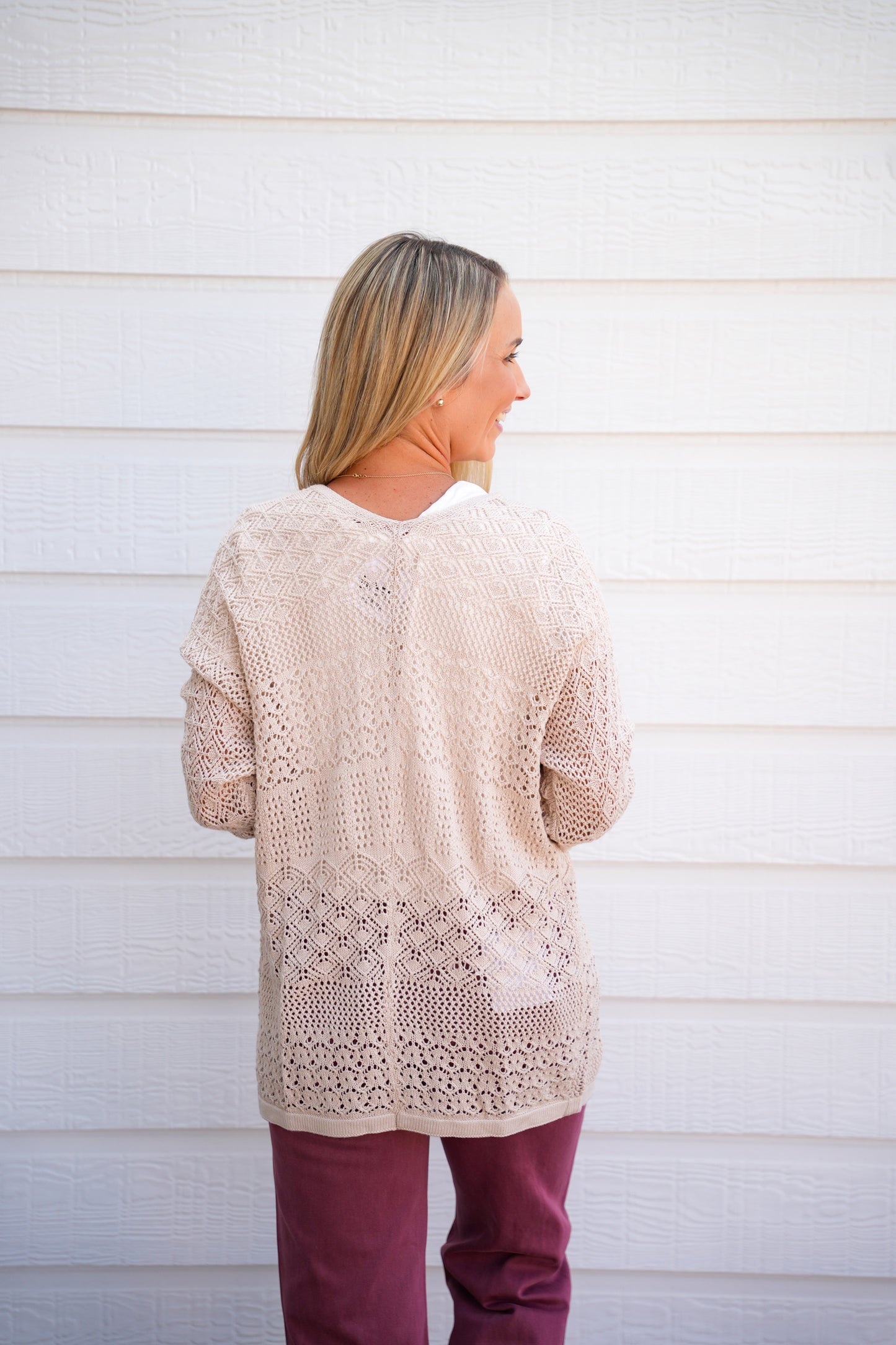 Big Dreams Cardigan - Jet Stream