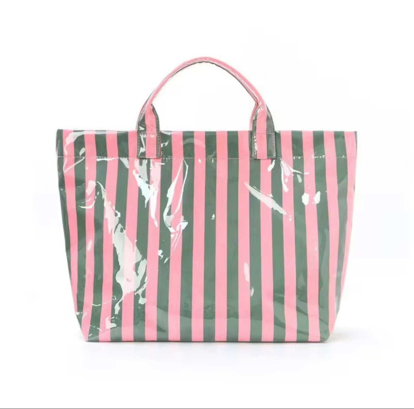 Waterproof Striped Summer Bag - - Southern Belle Boutique
