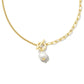 Leighton Pearl Chain Necklace Gold White Pearl - Southern Belle Boutique