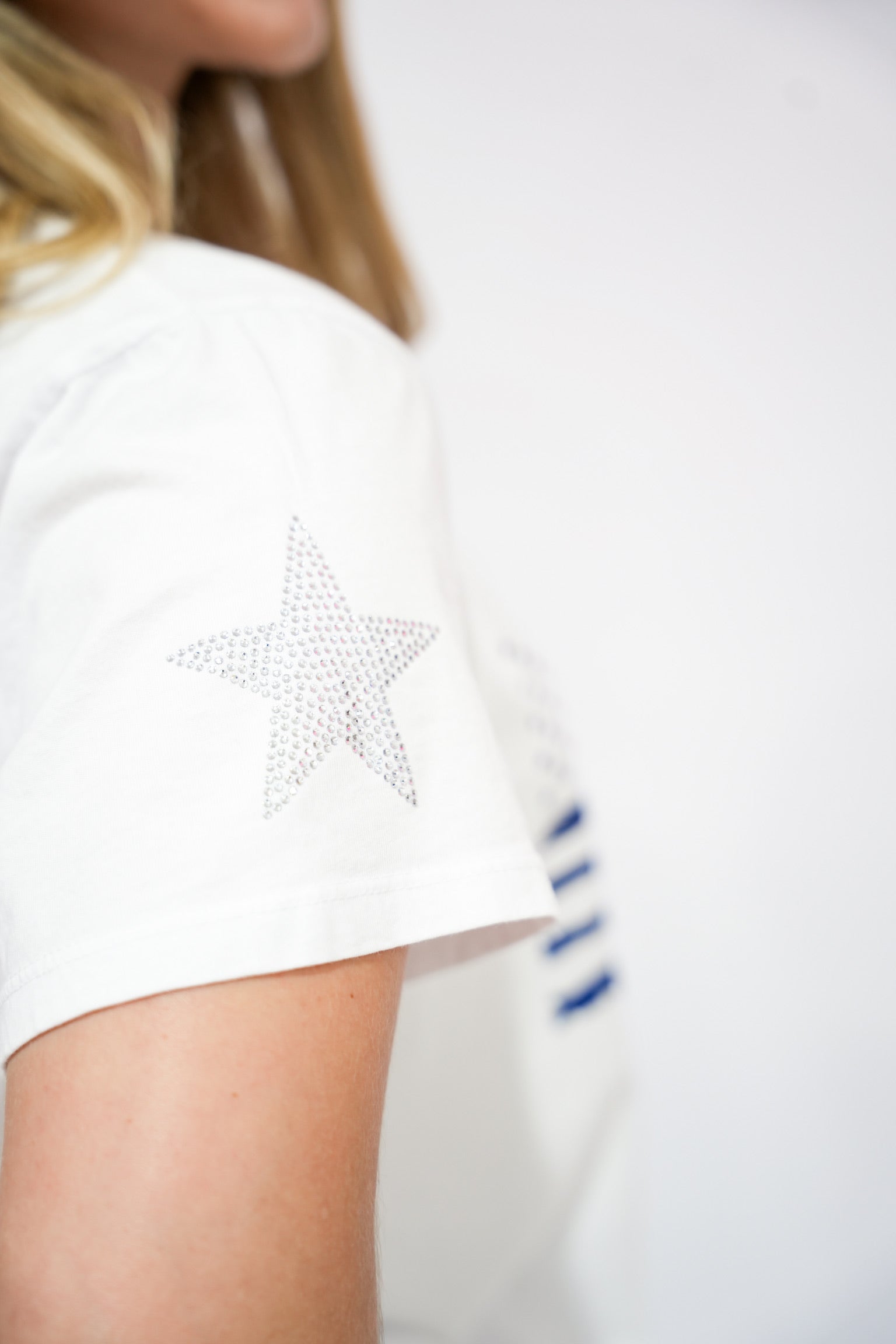 Freedoms Star Rhinestone Tee - Southern Belle Boutique