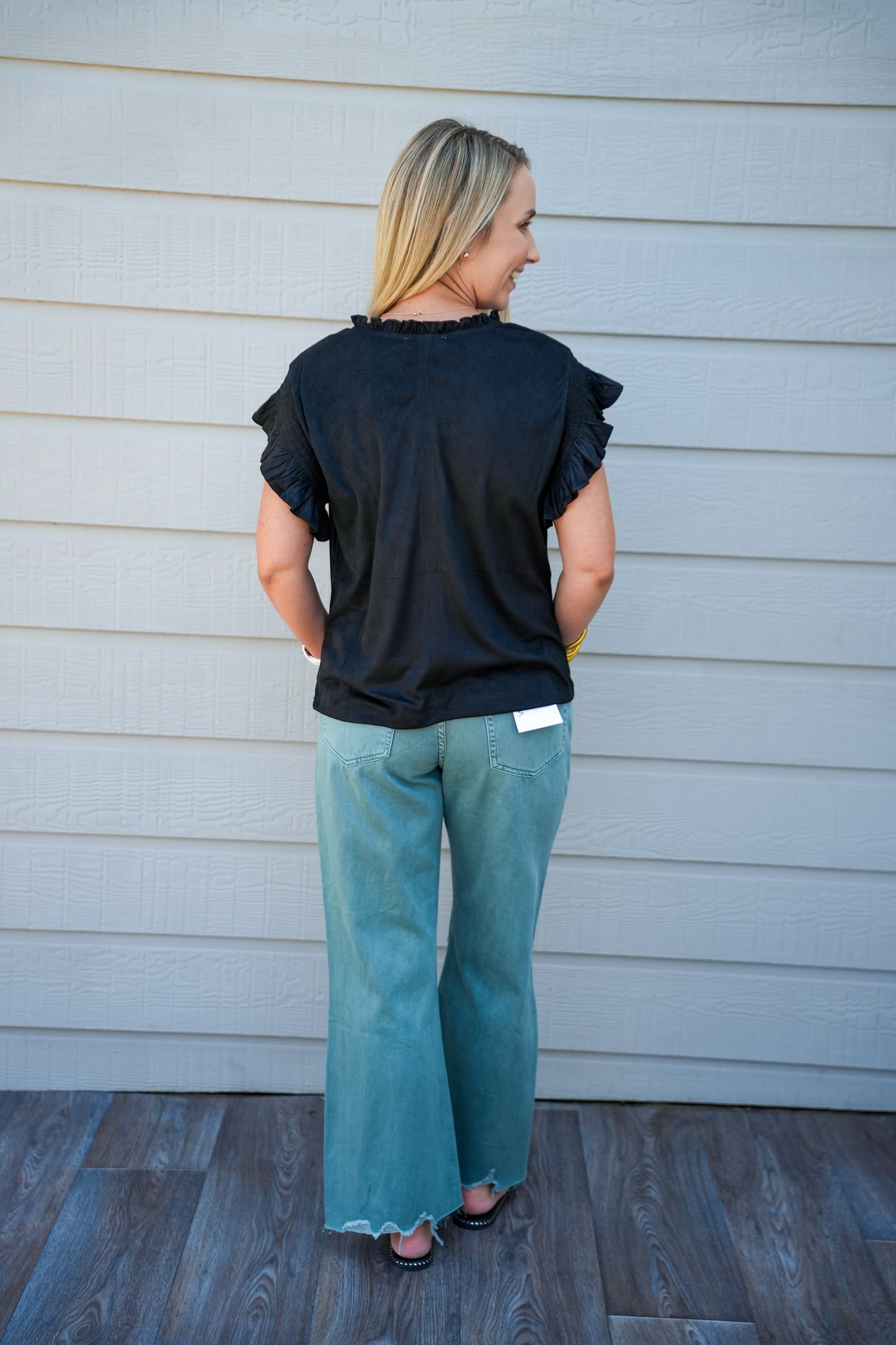 Nicola Top Suede - Black
