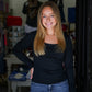 Anita Top - Black - Southern Belle Boutique