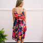 Donna Asymmetrical Print Dress
